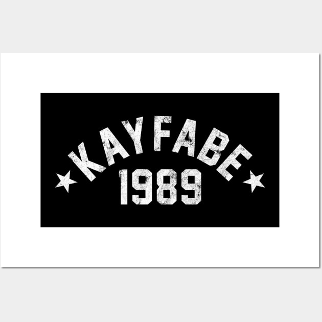 Kayfabe 1989 Wall Art by Gimmickbydesign